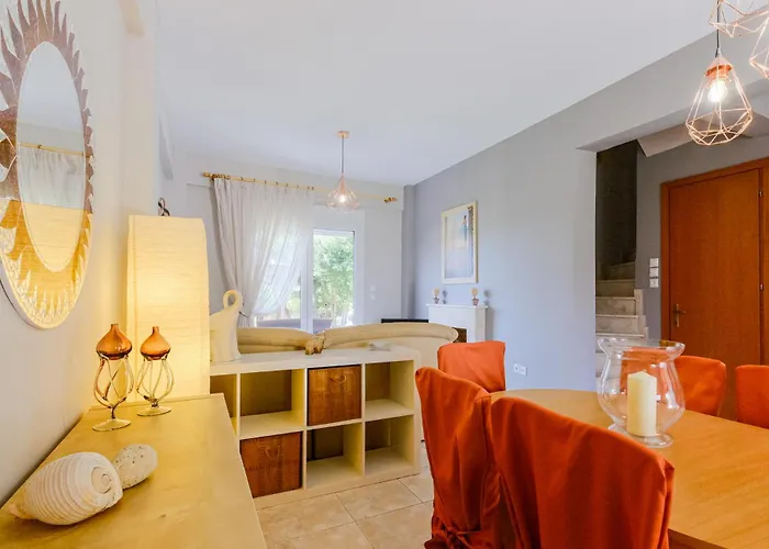 Ioli By Halu! 3bd Family House With Private Garden * 阿菲托斯